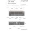 KENWOOD GE850 Service Manual cover photo