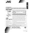 JVC KD-G407 Owner's Manual cover photo