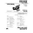 SONY CCDF455E Service Manual cover photo