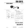 SONY RMXM10 Service Manual cover photo