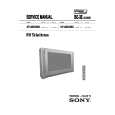 SONY KV28DX30U Service Manual cover photo