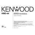 KENWOOD KMD44 Owner's Manual cover photo