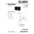 SONY SSCNP67 Service Manual cover photo