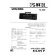 SONY CFS410L Service Manual cover photo