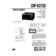 SONY CDPH3750 Service Manual cover photo