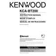 KENWOOD KCA-BT200 Owner's Manual cover photo