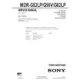SONY MDRG52LP Service Manual cover photo