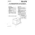 SONY SU279 Owner's Manual cover photo