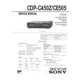 SONY CDP-C450Z Service Manual cover photo