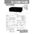 SONY TAF410R Service Manual cover photo