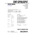 SONY CMTGPX6 Service Manual cover photo