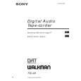 SONY TCDD8 Owner's Manual cover photo
