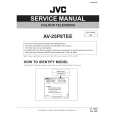 JVC AV25P8 Service Manual cover photo