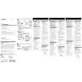 SONY SBV55A Owner's Manual cover photo