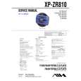 AIWA XP-ZR810 Service Manual cover photo