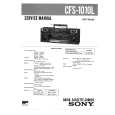 SONY CFS1010L Service Manual cover photo