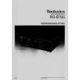 TECHNICS RS-B765 Owner's Manual cover photo