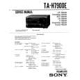 SONY TA-H7900E Service Manual cover photo