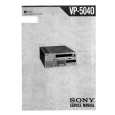 SONY VP-5040 Service Manual cover photo