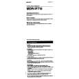 SONY MDR-IF710 Owner's Manual cover photo