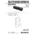 SONY SSRC210 Service Manual cover photo