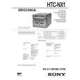 SONY MHC-NX1 Owner's Manual cover photo