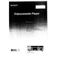SONY SVP-9020 Owner's Manual cover photo