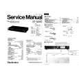 TECHNICS STG550 Service Manual cover photo