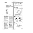 SONY D-140 Owner's Manual cover photo