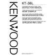 KENWOOD KT36L Owner's Manual cover photo