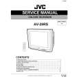 JVC AV29RS Service Manual cover photo