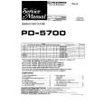 PIONEER PD6700 Service Manual cover photo