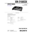 SONY XM2150GSX Service Manual cover photo