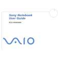 SONY PCG-R600HEK VAIO Owner's Manual cover photo