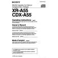 SONY CDX-A55 Owner's Manual cover photo