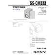 SONY SSCM333 Service Manual cover photo