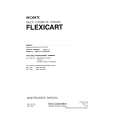 SONY FLEXICART Service Manual cover photo