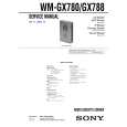 SONY WMGX780 Service Manual cover photo