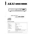 AKAI CD-A305 Service Manual cover photo