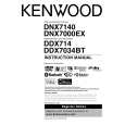 KENWOOD DNX7000EX Owner's Manual cover photo