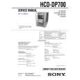 SONY HCDDP700 Service Manual cover photo