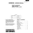 ONKYO TX830 Owner's Manual cover photo