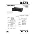 SONY TC-K590 Service Manual cover photo