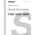 TOSHIBA 32A60 Service Manual cover photo