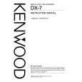 KENWOOD DX-7 Owner's Manual cover photo