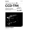 SONY CCD-TR4 Owner's Manual cover photo