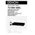 DENON TU-560 Owner's Manual cover photo
