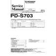 PIONEER PDS703 Service Manual cover photo