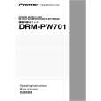 PIONEER DRM-PW701/TUCKFP Owner's Manual cover photo