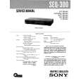 SONY SEQ-300 Service Manual cover photo